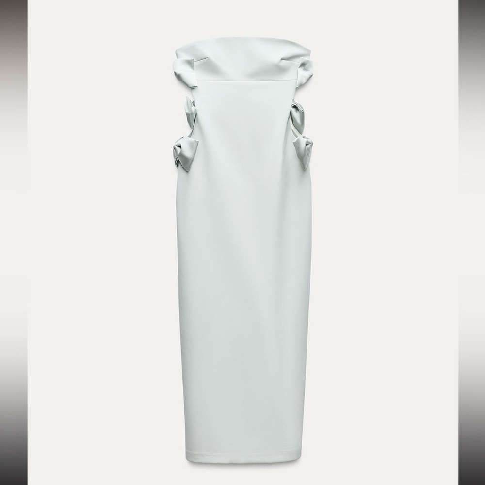 NWT Zara Bow midi dress - Picture 7 of 16